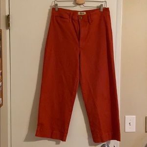 Slim Emmett wide-leg crop